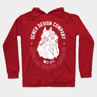 Wolf Hiding Behind a Mask Seneh Design Co. Hoodie